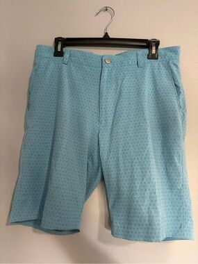 Peter Millar Light Blue Flat Front Men's Shorts